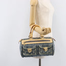 LOUIS VUITTON Monogram Denim Neo Speedy Hand Bag Blue M95019 LV Auth 209750A-29