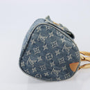 LOUIS VUITTON Monogram Denim Neo Speedy Hand Bag Blue M95019 LV Auth 209750A-3