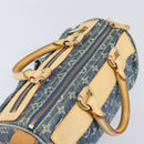 LOUIS VUITTON Monogram Denim Neo Speedy Hand Bag Blue M95019 LV Auth 209750A-6