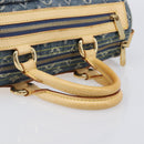 LOUIS VUITTON Monogram Denim Neo Speedy Hand Bag Blue M95019 LV Auth 209750A-7