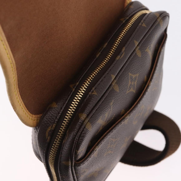 LOUIS VUITTON Monogram Bum Bag Bosphore Shoulder Bag M40108 LV Auth 209751A