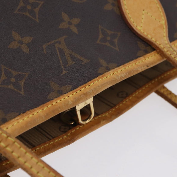 LOUIS VUITTON Monogram Neverfull PM Tote Bag M40155 LV Auth 209755