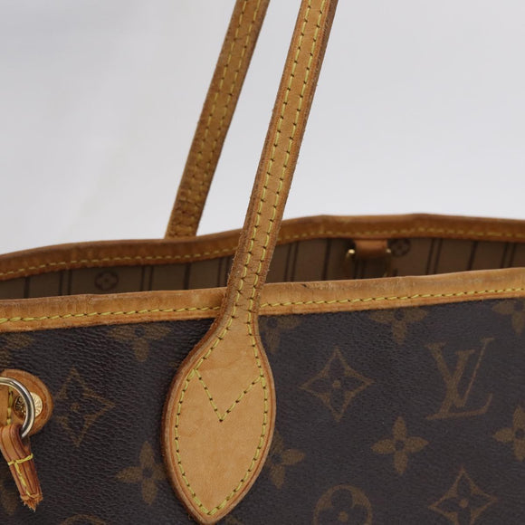 LOUIS VUITTON Monogram Neverfull PM Tote Bag M40155 LV Auth 209755
