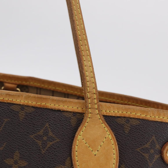 LOUIS VUITTON Monogram Neverfull PM Tote Bag M40155 LV Auth 209755