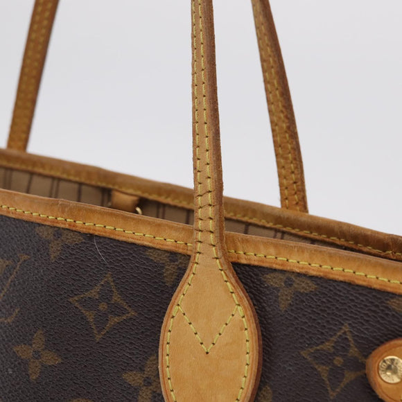 LOUIS VUITTON Monogram Neverfull PM Tote Bag M40155 LV Auth 209755