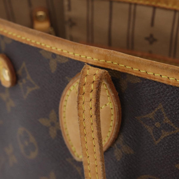 LOUIS VUITTON Monogram Neverfull PM Tote Bag M40155 LV Auth 209755