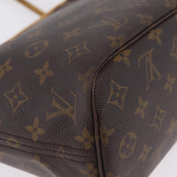LOUIS VUITTON Monogram Neverfull PM Tote Bag M40155 LV Auth 209755