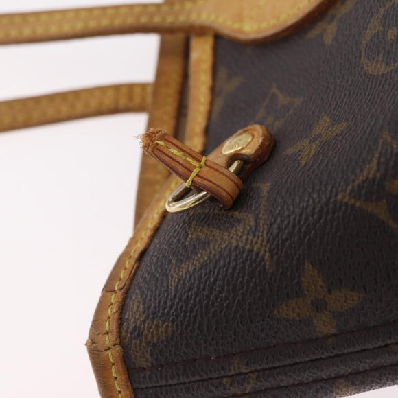 LOUIS VUITTON Monogram Neverfull PM Tote Bag M40155 LV Auth 209755