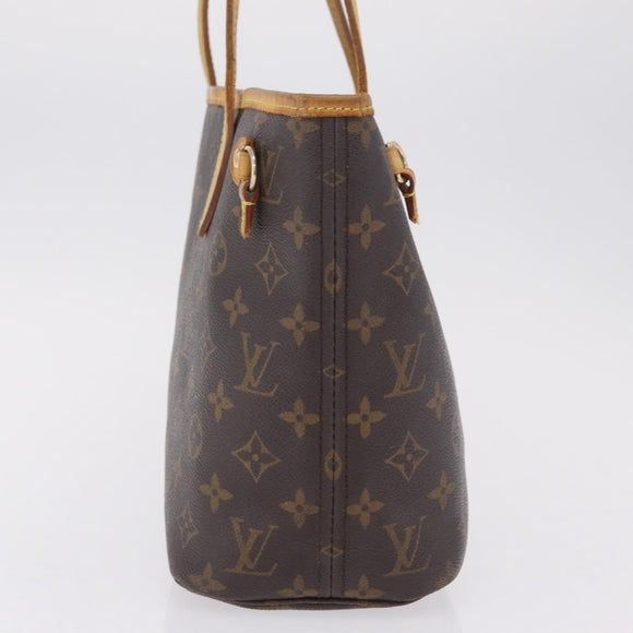 LOUIS VUITTON Monogram Neverfull PM Tote Bag M40155 LV Auth 209755
