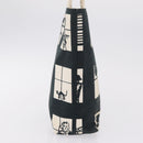 CHANEL Window Line Tote Bag Canvas Ivory Black CC Auth 209756A-5
