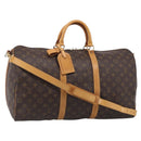 LOUIS VUITTON Monogram Keepall Bandouliere 50 Boston Bag M41416 LV Auth 209760A-1