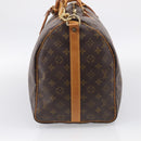 LOUIS VUITTON Monogram Keepall Bandouliere 50 Boston Bag M41416 LV Auth 209760A-5