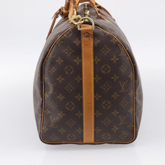 LOUIS VUITTON Monogram Keepall Bandouliere 50 Boston Bag M41416 LV Auth 209760A