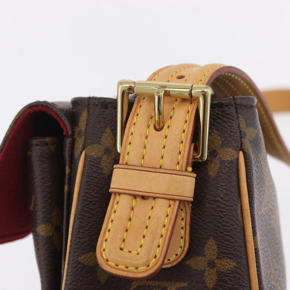 LOUIS VUITTON Monogram Viva Cite MM Shoulder Bag M51164 LV Auth 209763V