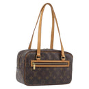 LOUIS VUITTON Monogram Cite MM Hand Bag M51182 LV Auth 209764A-1