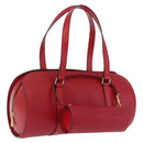 LOUIS VUITTON Epi Soufflot Hand Bag Red M52227 LV Auth 209767V-1