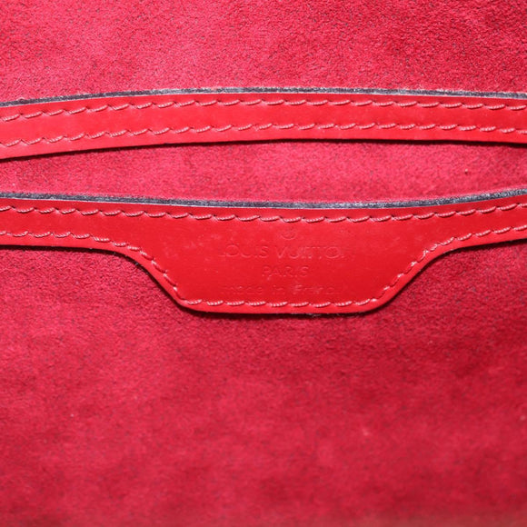 LOUIS VUITTON Epi Soufflot Hand Bag Red M52227 LV Auth 209767V