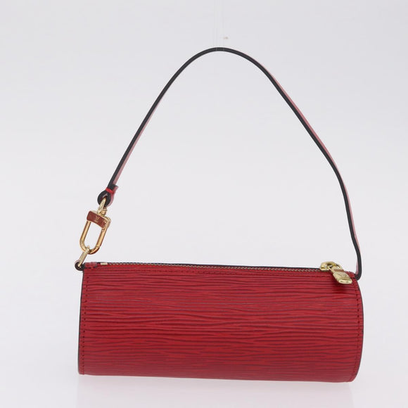 LOUIS VUITTON Epi Soufflot Hand Bag Red M52227 LV Auth 209767V