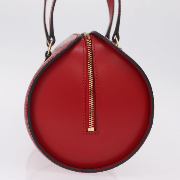 LOUIS VUITTON Epi Soufflot Hand Bag Red M52227 LV Auth 209767V