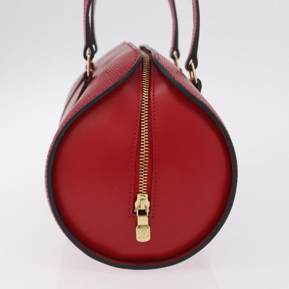 LOUIS VUITTON Epi Soufflot Hand Bag Red M52227 LV Auth 209767V