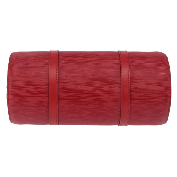 LOUIS VUITTON Epi Soufflot Hand Bag Red M52227 LV Auth 209767V