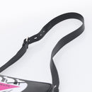 PRADA Shoulder Bag Leather Black Silver Auth 209770M-8