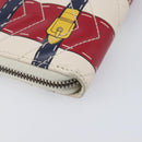GUCCI GG Marmont Long Wallet Leather Red Gold Tone 466490 Auth 209778-11