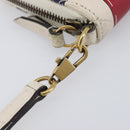 GUCCI GG Marmont Long Wallet Leather Red Gold Tone 466490 Auth 209778-13
