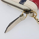 GUCCI GG Marmont Long Wallet Leather Red Gold Tone 466490 Auth 209778-14