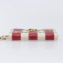 GUCCI GG Marmont Long Wallet Leather Red Gold Tone 466490 Auth 209778-7
