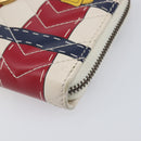 GUCCI GG Marmont Long Wallet Leather Red Gold Tone 466490 Auth 209778-8