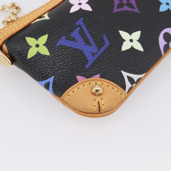LOUIS VUITTON Monogram Multicolor Pochette Mila MM Pouch M60097 Auth 209781SAV