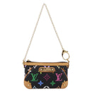 LOUIS VUITTON Monogram Multicolor Pochette Mila MM Pouch M60097 Auth 209781SAV-2