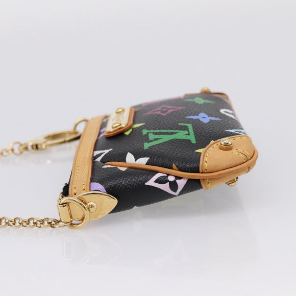 LOUIS VUITTON Monogram Multicolor Pochette Mila MM Pouch M60097 Auth 209781SAV
