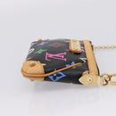 LOUIS VUITTON Monogram Multicolor Pochette Mila MM Pouch M60097 Auth 209781SAV-5