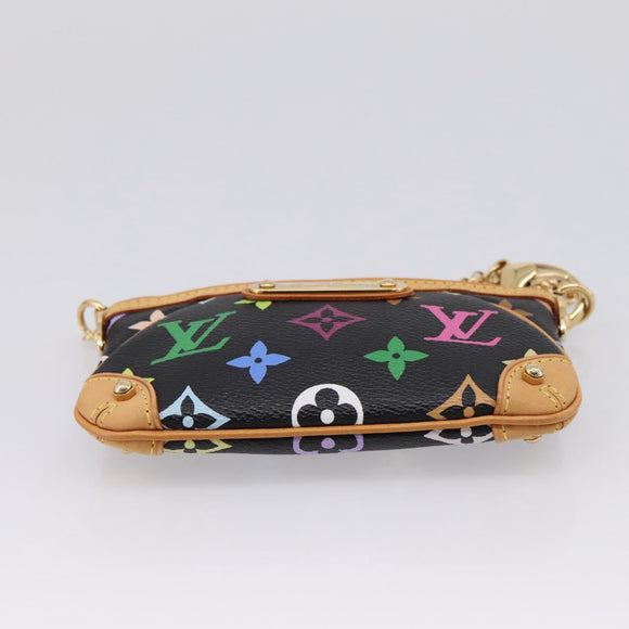 LOUIS VUITTON Monogram Multicolor Pochette Mila MM Pouch M60097 Auth 209781SAV