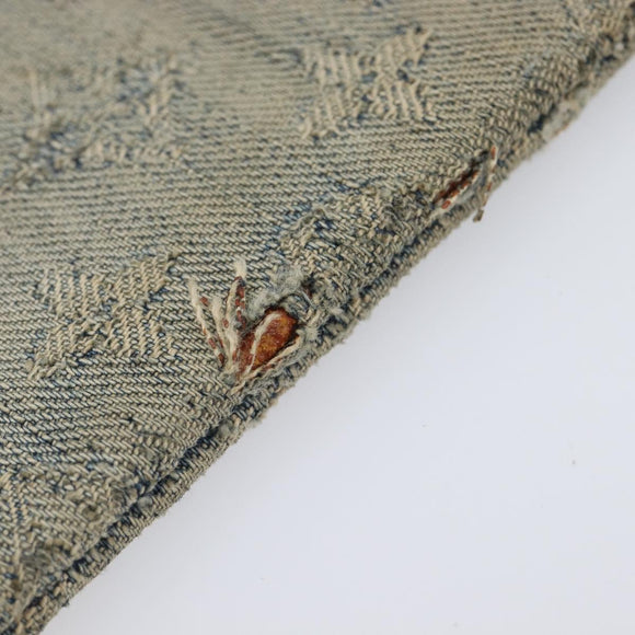 LOUIS VUITTON Monogram Denim Pochette Cles Coin Purse M95343 LV Auth 209787