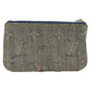 LOUIS VUITTON Monogram Denim Pochette Cles Coin Purse M95343 LV Auth 209787-3