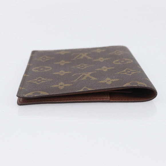 LOUIS VUITTON Monogram Couvel Tulle Passopole Passport Case M60180 Auth 209790A