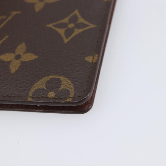 LOUIS VUITTON Monogram Couvel Tulle Passopole Passport Case M60180 Auth 209790A