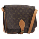 LOUIS VUITTON Monogram Cartouchiere GM Shoulder Bag M51252 LV Auth 209794-1