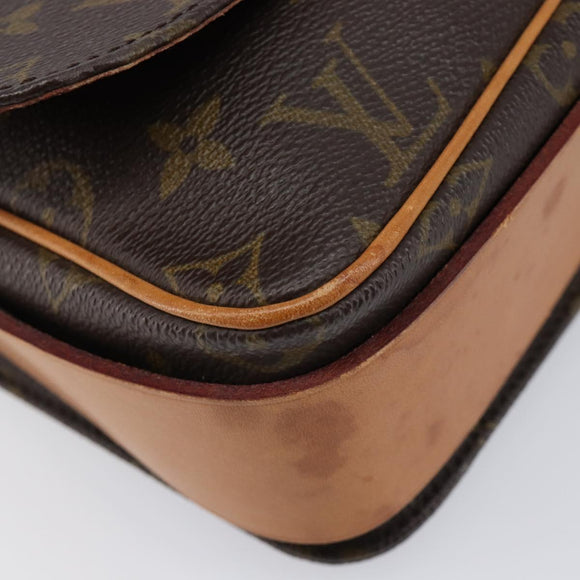 LOUIS VUITTON Monogram Cartouchiere GM Shoulder Bag M51252 LV Auth 209794