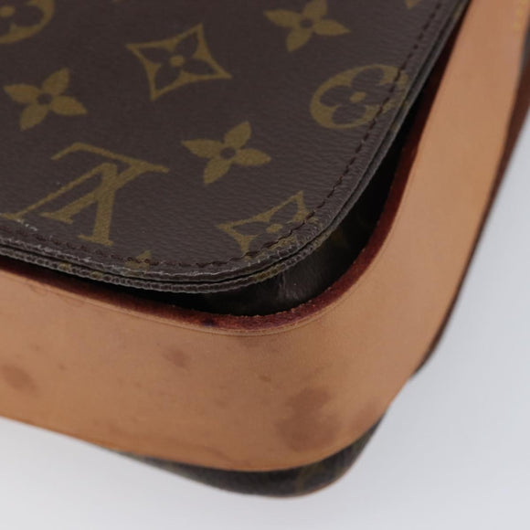 LOUIS VUITTON Monogram Cartouchiere GM Shoulder Bag M51252 LV Auth 209794