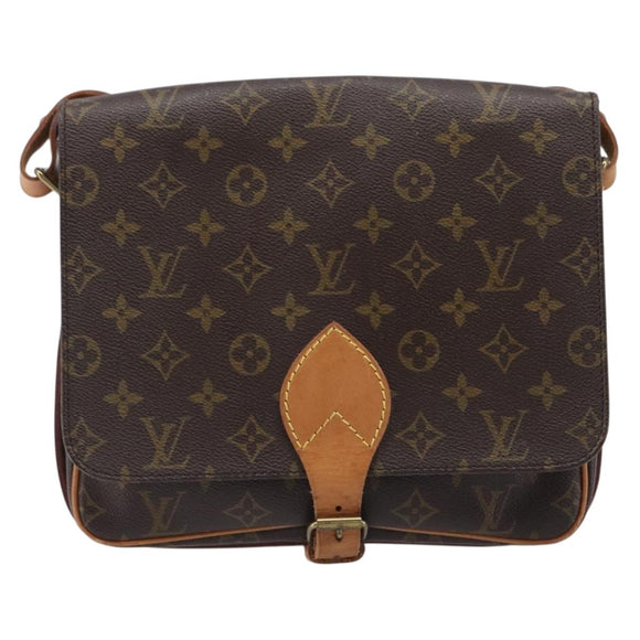 LOUIS VUITTON Monogram Cartouchiere GM Shoulder Bag M51252 LV Auth 209794