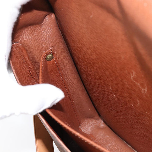 LOUIS VUITTON Monogram Cartouchiere GM Shoulder Bag M51252 LV Auth 209794