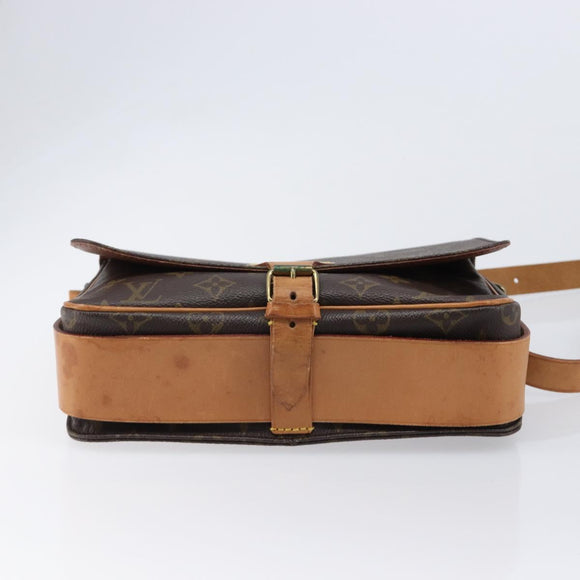 LOUIS VUITTON Monogram Cartouchiere GM Shoulder Bag M51252 LV Auth 209794