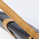 CELINE Shoulder Bag Leather Black Gold Tone Auth 209795-16