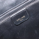 CELINE Shoulder Bag Leather Black Gold Tone Auth 209795-19