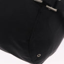 PRADA Shoulder Bag Nylon Black Silver Auth 209798A-12