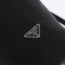 PRADA Shoulder Bag Nylon Black Silver Auth 209798A-14
